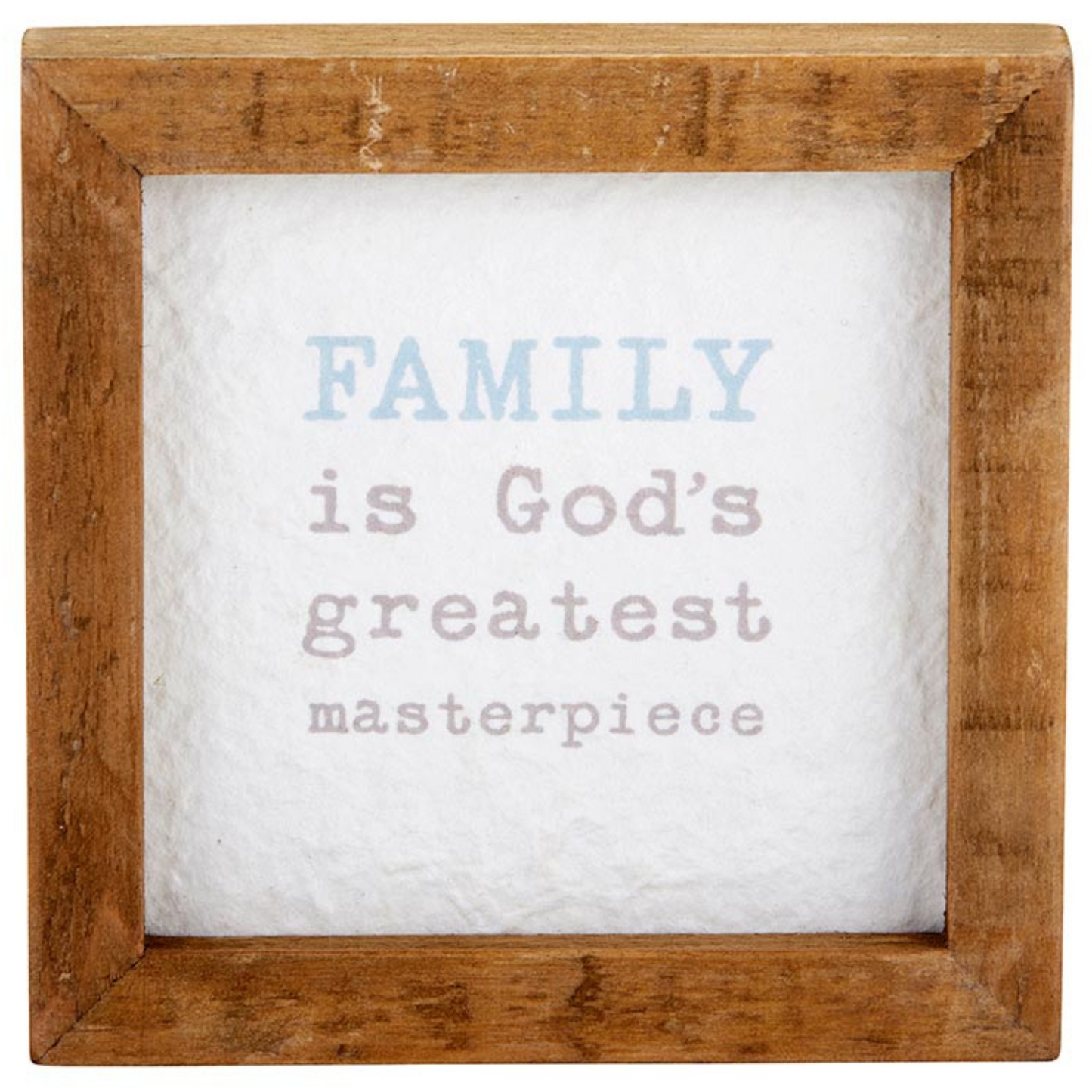 Framed Wall Sign-Family is