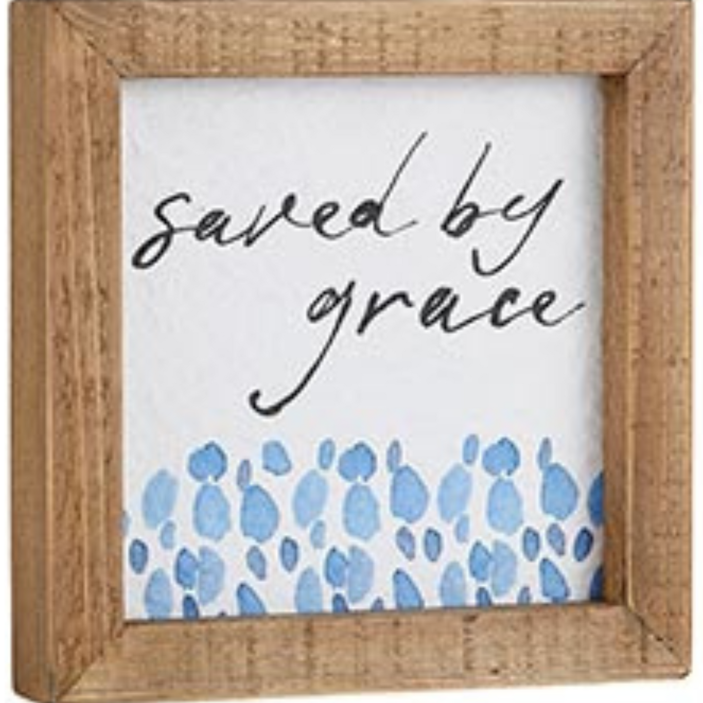 Framed Tabletop - Saved by Grace