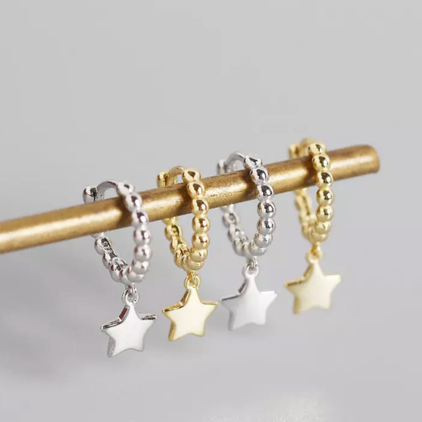 Star Drop Earrings