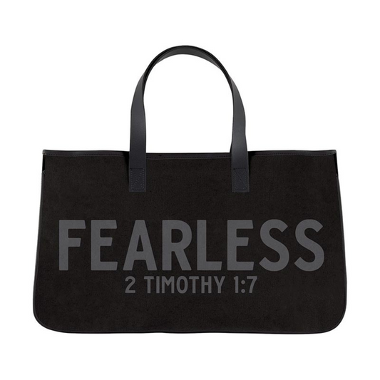 Large Canvas Tote - Fearless