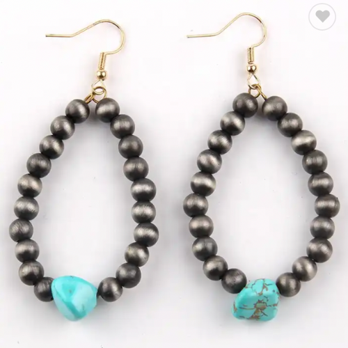 Turquoise Earring Navajo pearl