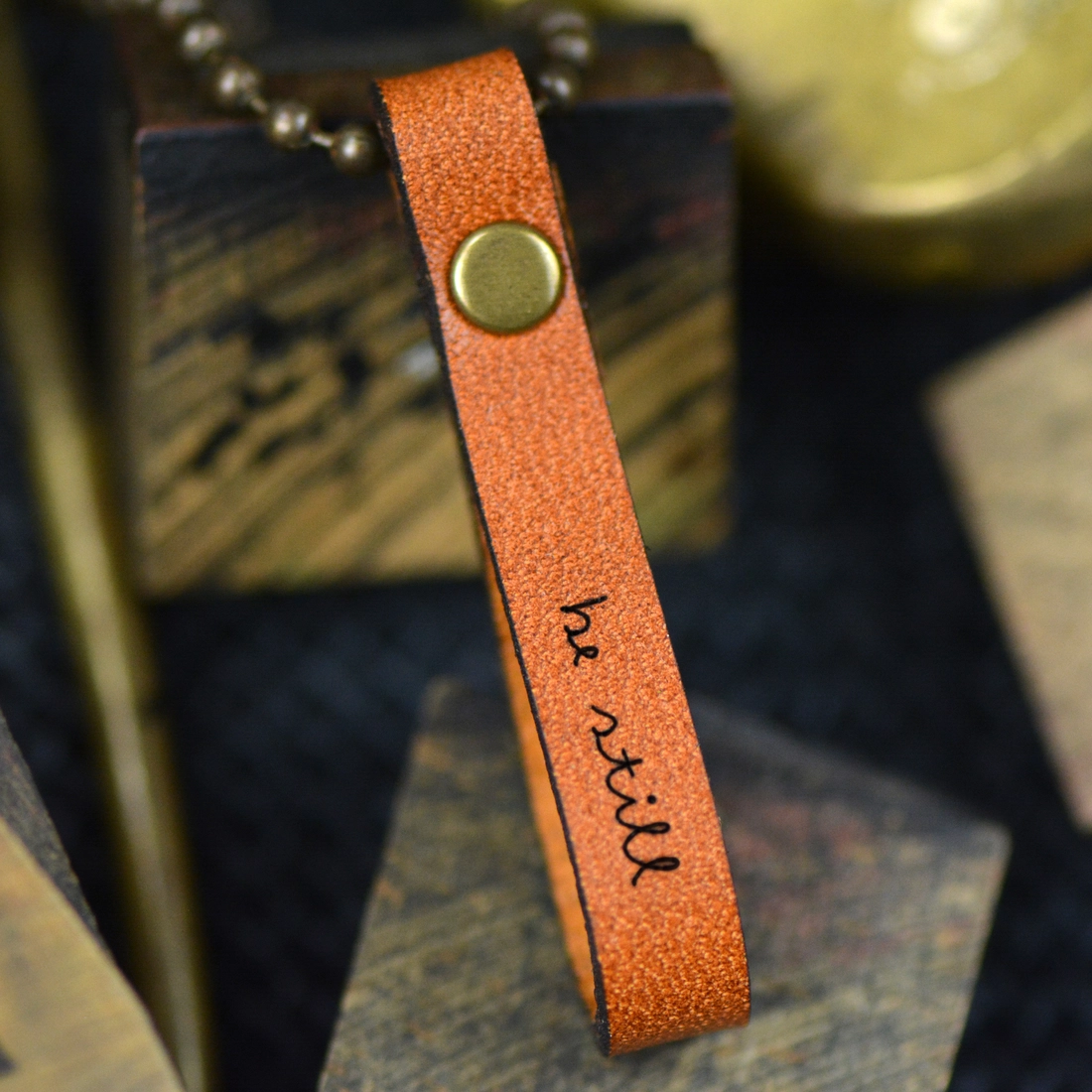 Be Still - Leather Necklace