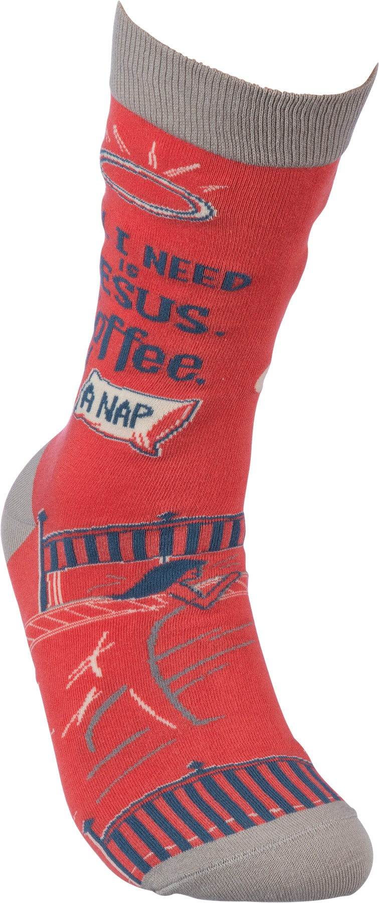 Socks - All I Need is Jesus, Coffee, and Nap