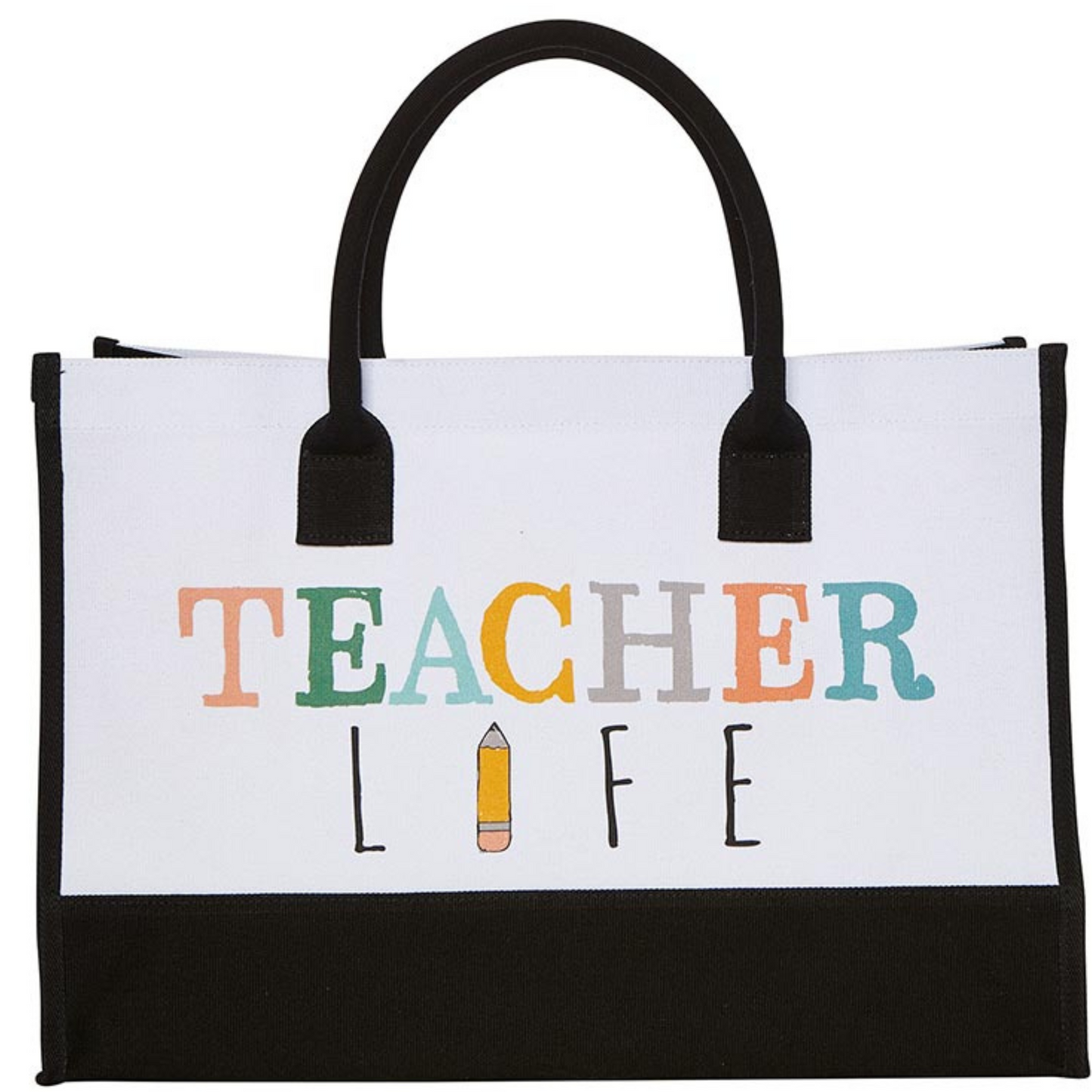 Canvas Tote - Teacher Life