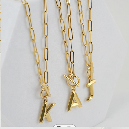 Fifty Four Dreams Initial Necklace Pendant