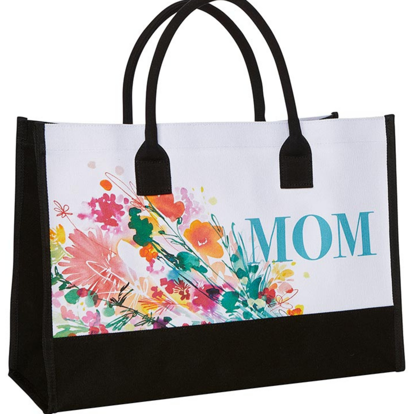 Canvas Tote - Mom Flowers